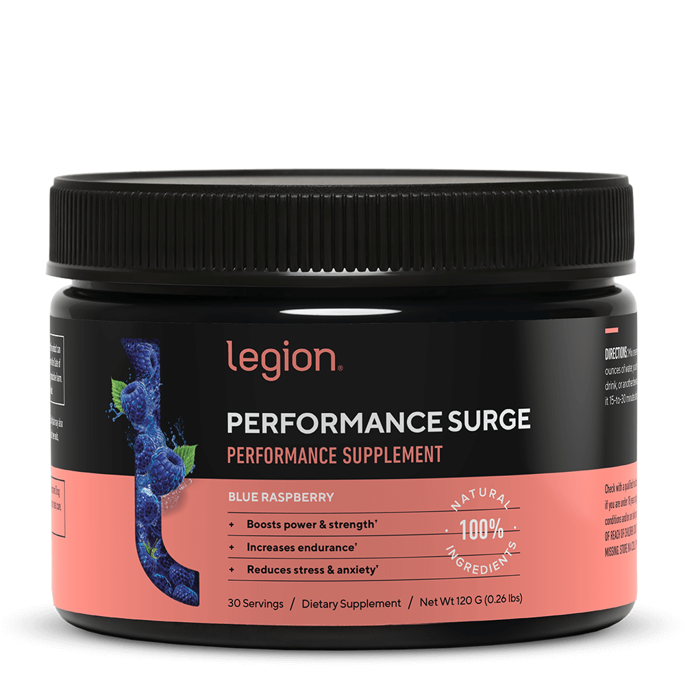 Legion Performance Surge Performance Supplement ( Blue Raspberry)