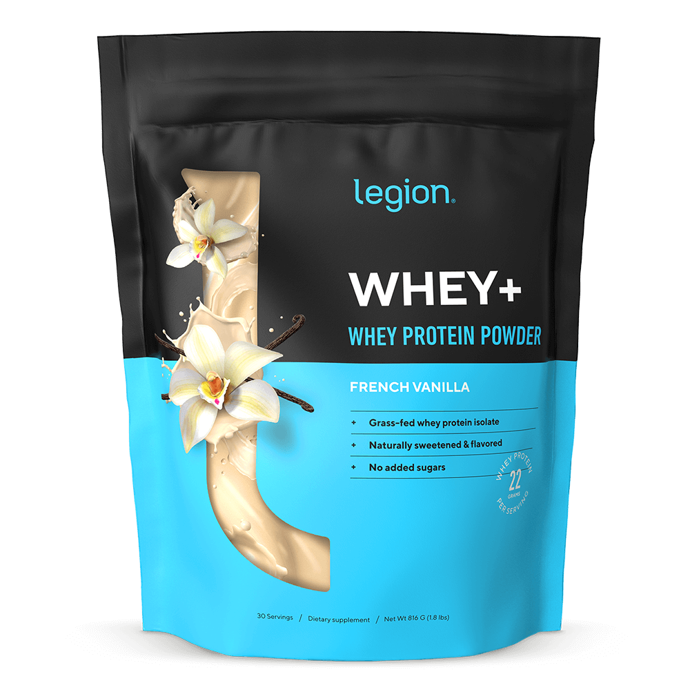 Legion Whey Protein Isolate Powder- 30 servings (French Vanilla)