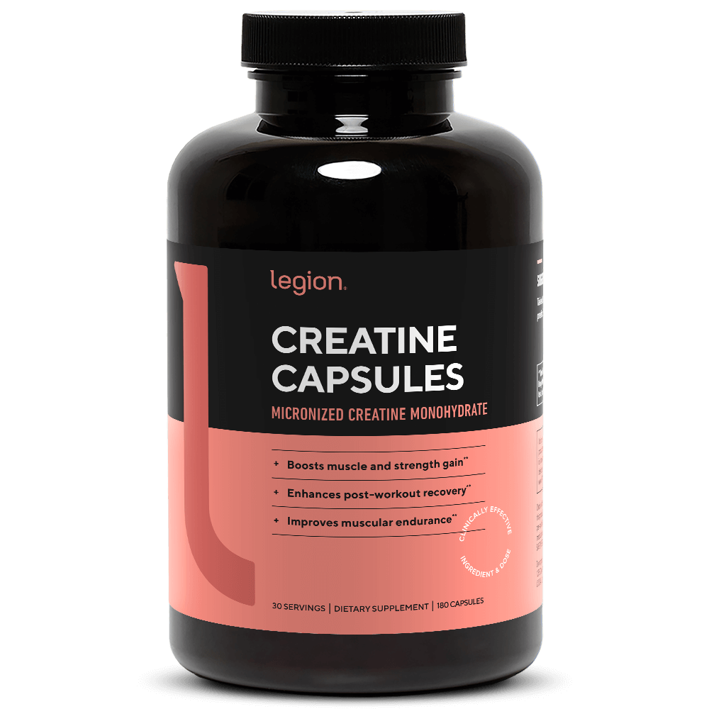 Legion Creatine Capsules- 30 Servings
