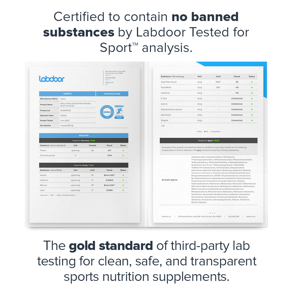 Legion Whey Protein Isolate Powder-30 servings