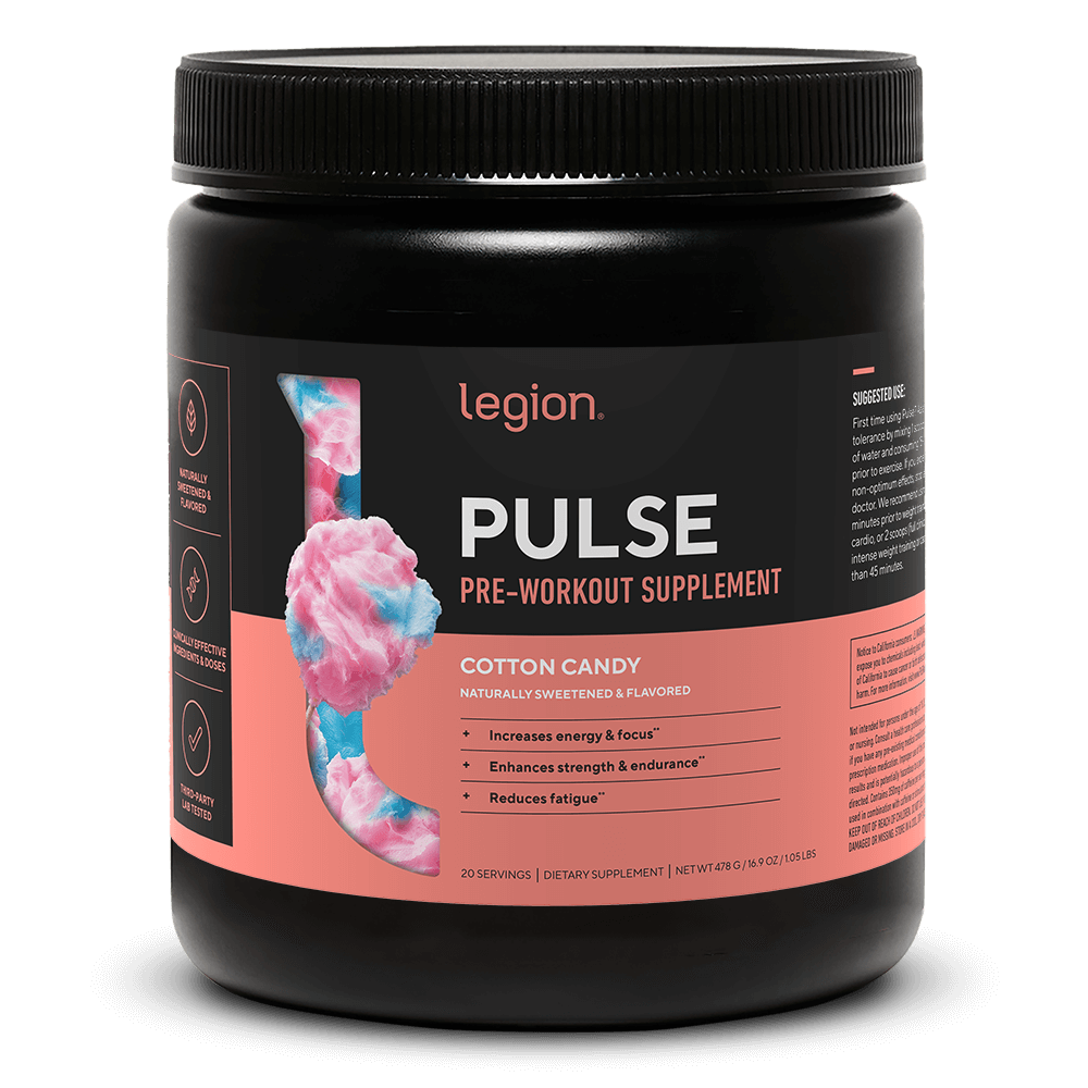 Legion Pulse Pre-Workout Supplement (Cotton Candy)