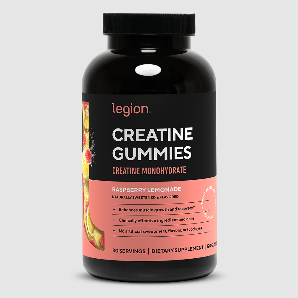 Legion Creatine Gummies Creatine Monohydrate Supplement