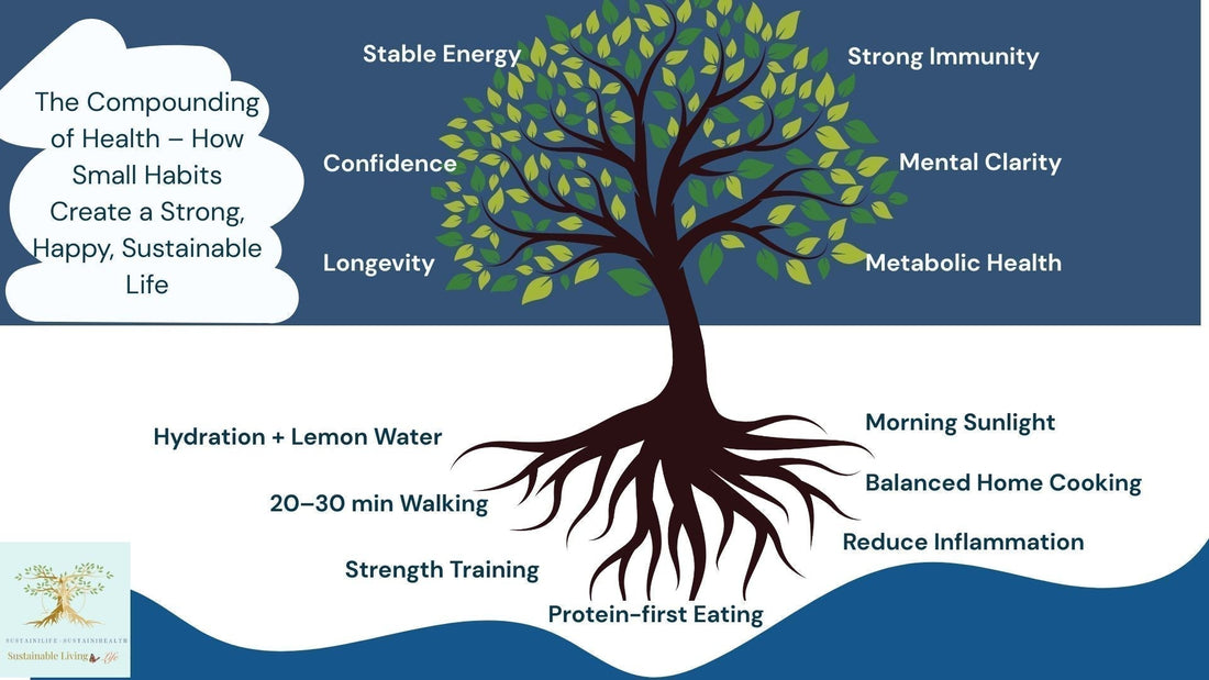 How Small Habits Create a Strong, Happy and  Sustainable Life?