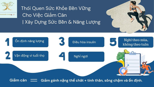 Thói Quen Sức Khỏe Bền Vững Cho Việc Giảm Cân | Xây Dựng Sức Bền & Năng Lượng