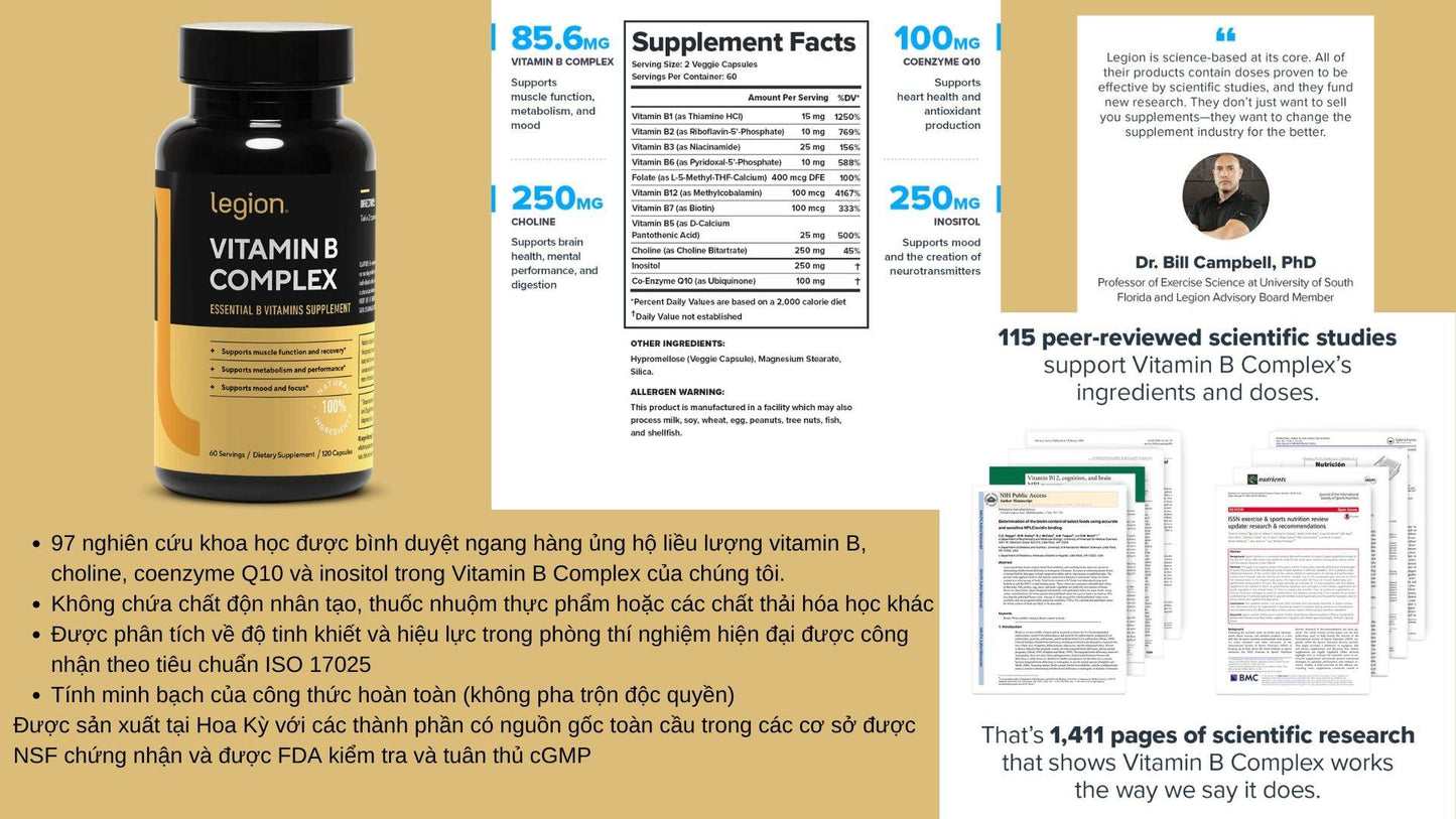 Legion Vitamin B Complex