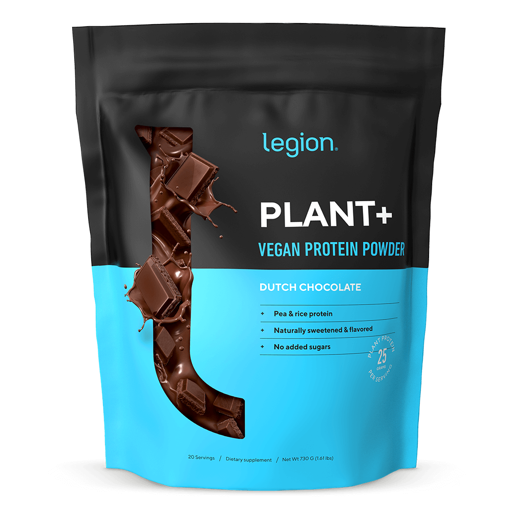 Legion Plant+ Vegan Plant-Based Protein Powder ( Dutch Chocolate)