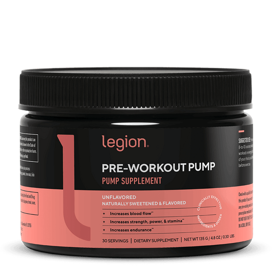Legion Pre-Workout Pump Supplement