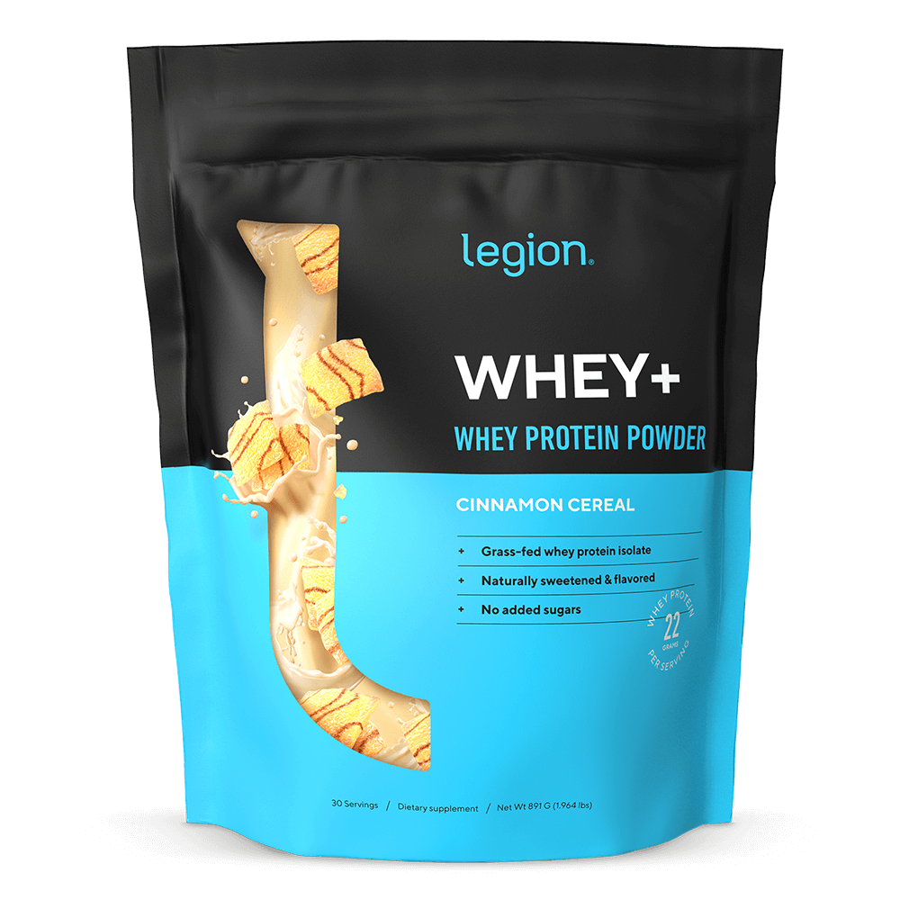 Legion Whey Protein Isolate Powder- 30 servings ̣(Cinnamol Cereal)