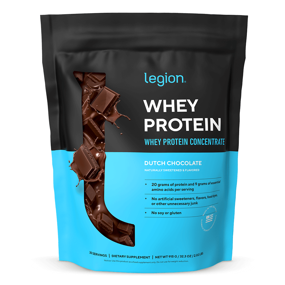 Legion Whey Protein Concentrate - 30 servings (2 lbs)
