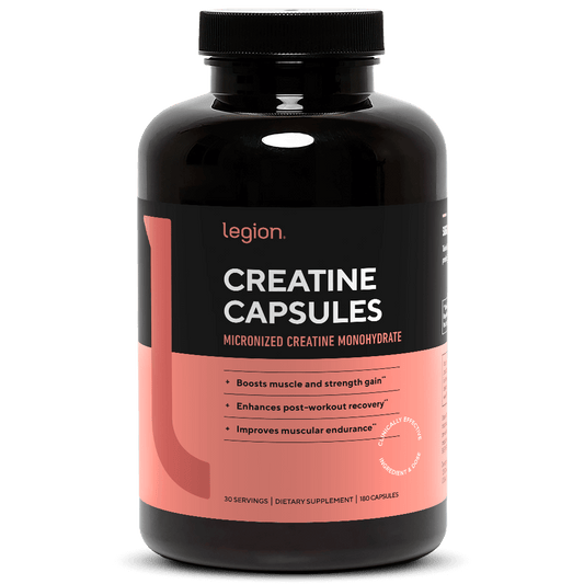 Legion Creatine Capsules- 30 Servings