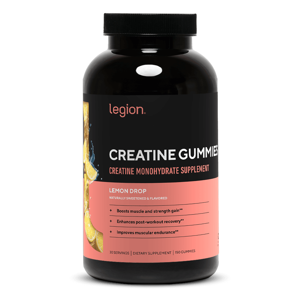 Legion Creatine Gummies Creatine Monohydrate Supplement ( Lemon Drop)