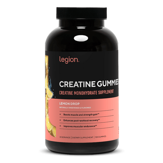 Legion Creatine Gummies Creatine Monohydrate Supplement ( Lemon Drop)