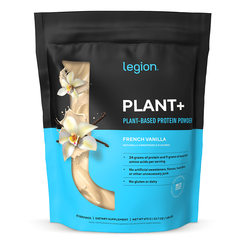 Legion Plant+ Vegan Plant-Based Protein Powder ( 20 servings)