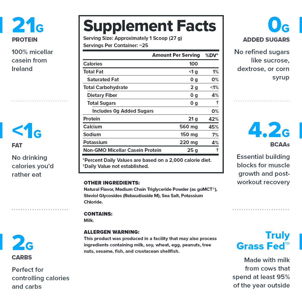 Legion Casein Protein Powder -25 servings