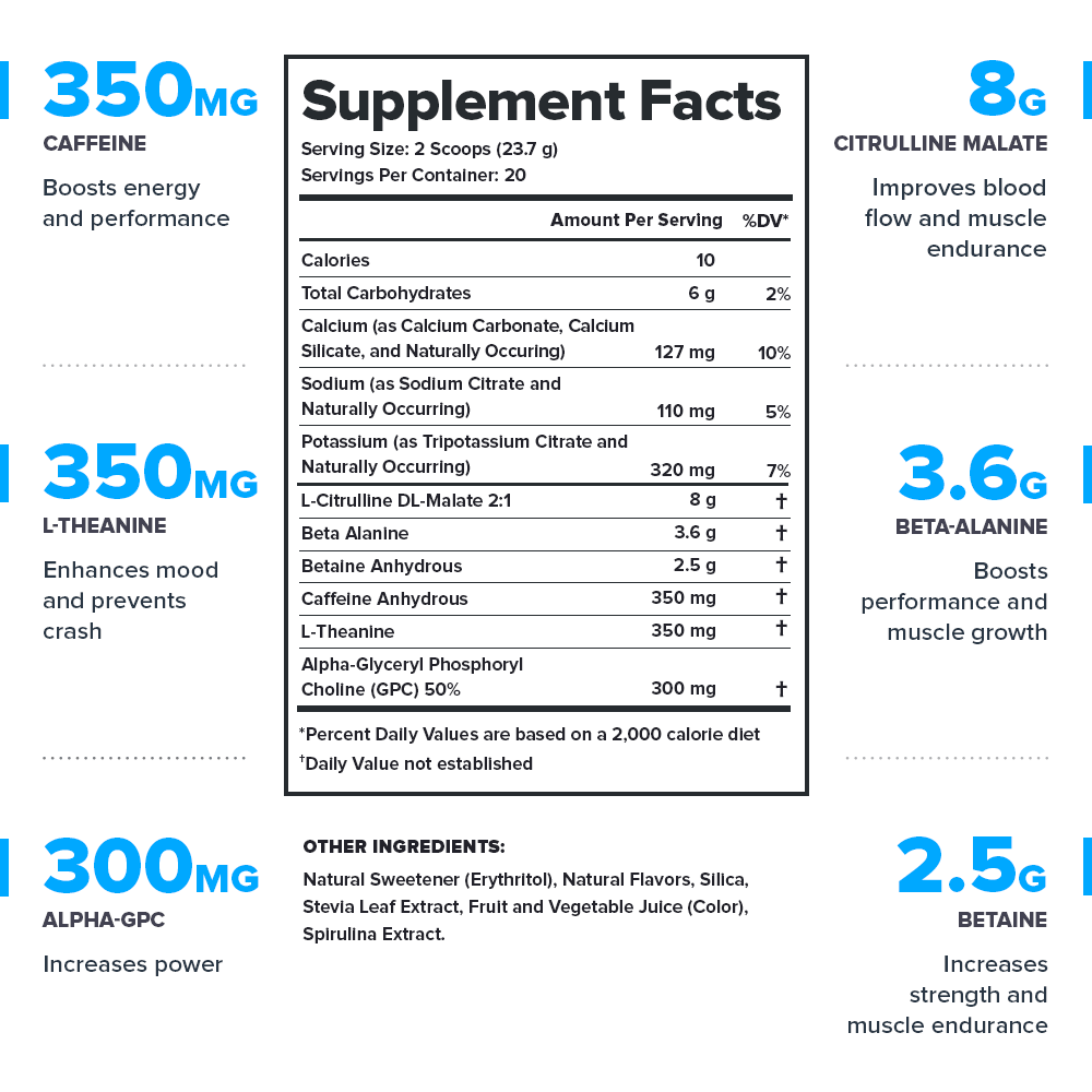 Legion Pulse Pre-Workout Supplement ( Grape)