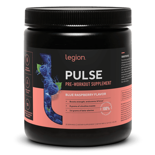 Legion Pulse Pre-Workout Supplement ( Blue Raspberry Flavor)