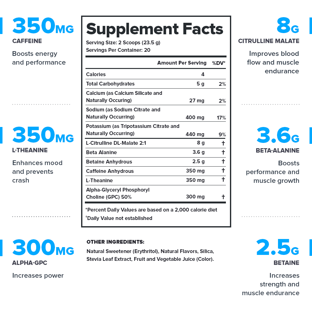 Legion Pulse Pre-Workout Supplement ( Fruit Punch Flavor)