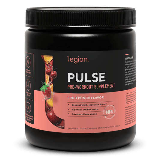 Legion Pulse Pre-Workout Supplement ( Fruit Punch Flavor)