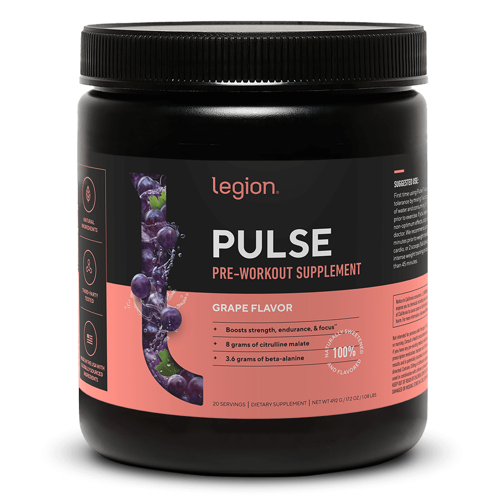Legion Pulse Pre-Workout Supplement ( Grape)