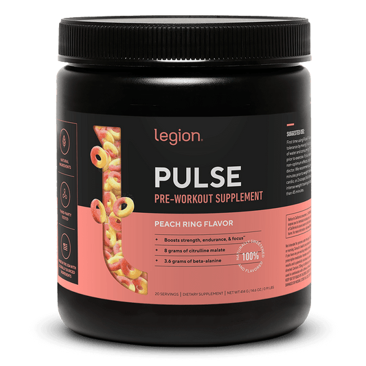 Legion Pulse Pre-Workout Supplement ( Peach Ring Flavor)