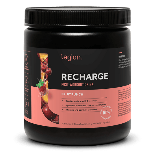 Legion Recharge Post-Workout Recovery Supplement (with Creatine)