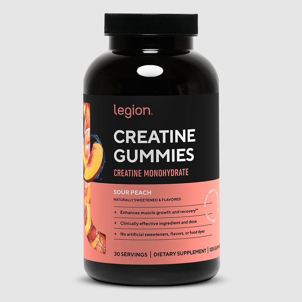 Legion Creatine Gummies Creatine Monohydrate Supplement