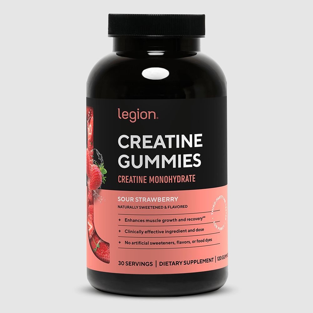 Legion Creatine Gummies Creatine Monohydrate Supplement